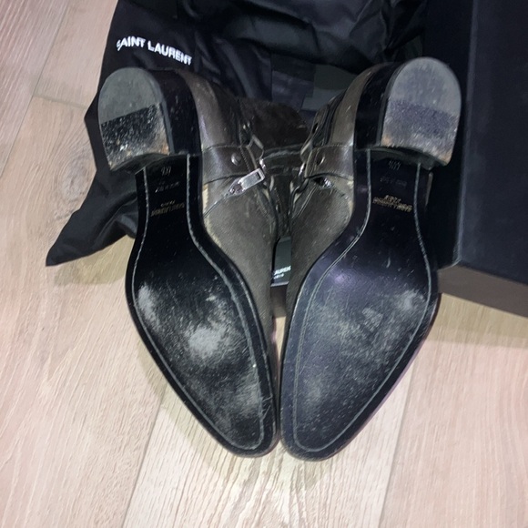 SL —black, distressed, Harness boots size 44.5/11 1/2 US - Picture 4 of 5